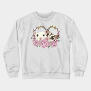 Sugar Gliders and Succulents Crewneck Sweatshirt